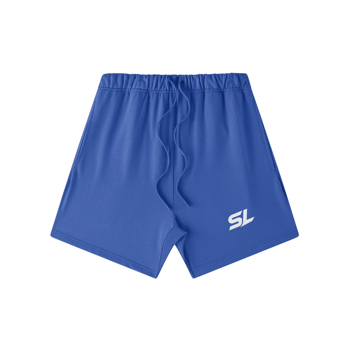 SL Blue Oversized Tee & Sweat Shorts Set