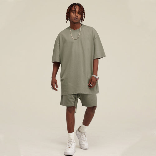 SL Artichoke Oversized Tee & Sweat Shorts Set