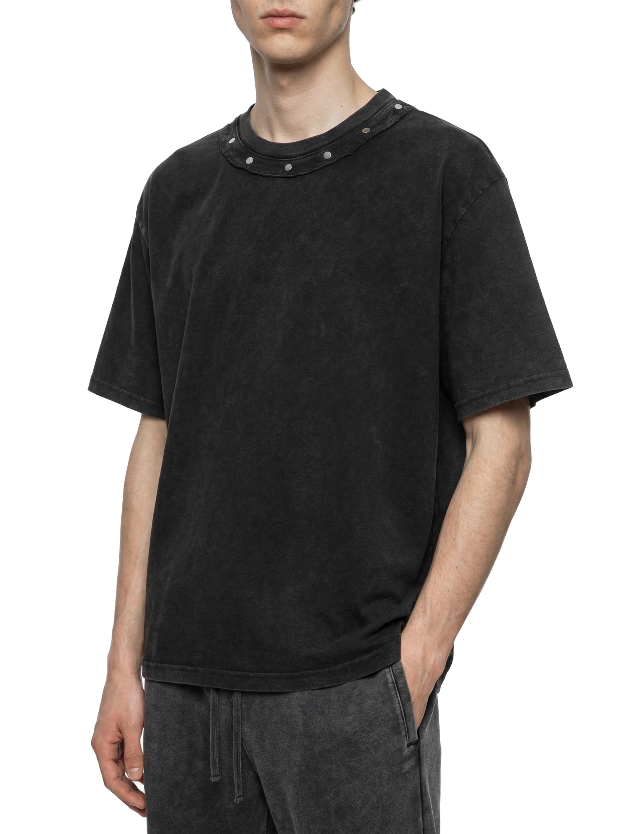 SL Boxy Studded T-Shirt